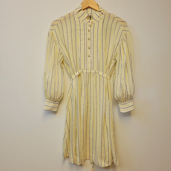 TWENTY8TWELVE SIlk And Linen Striped Size S Women Dress/Shirt - Picture 12 of 12